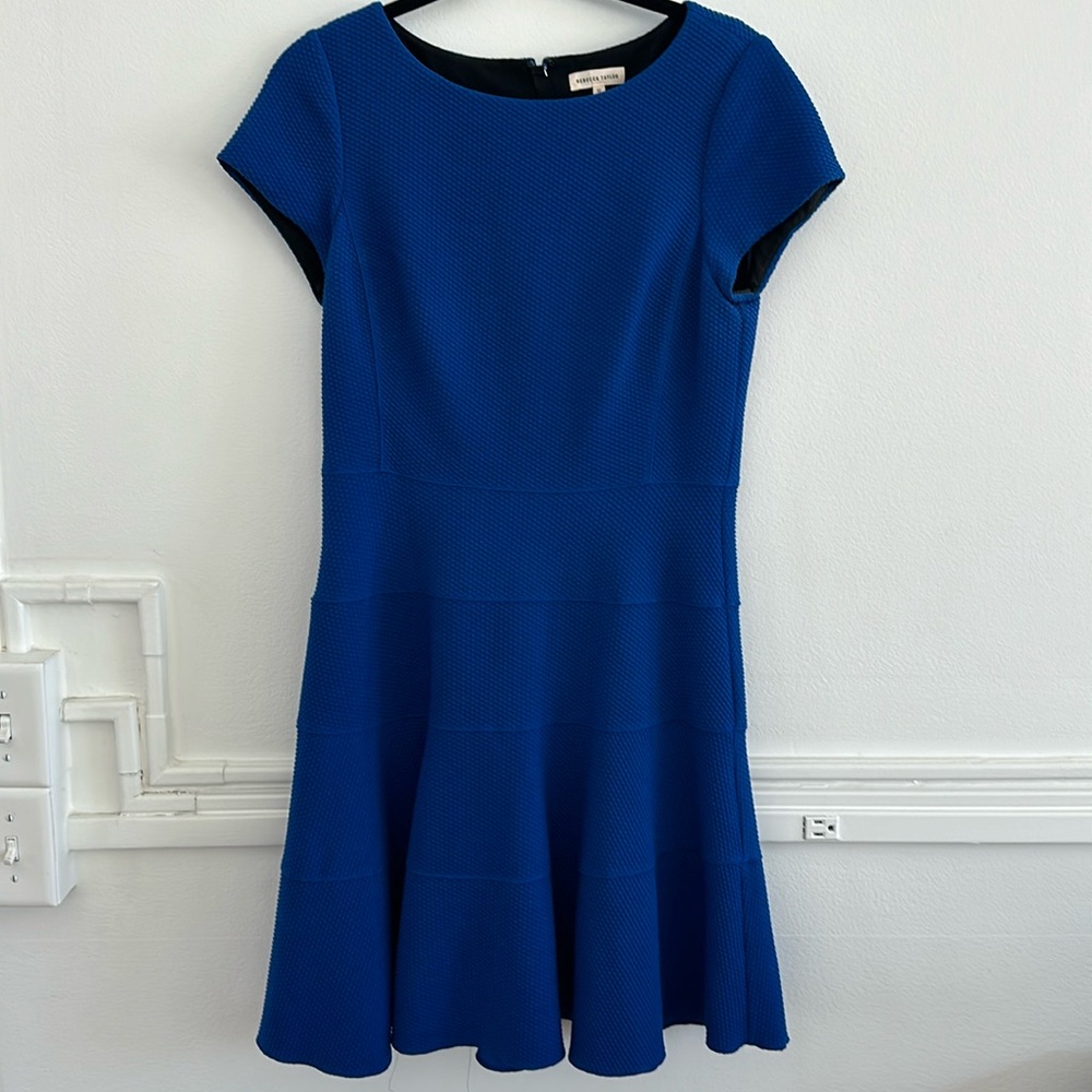 Vibrant Blue Rebecca Taylor Dress Size 10 (knee length)